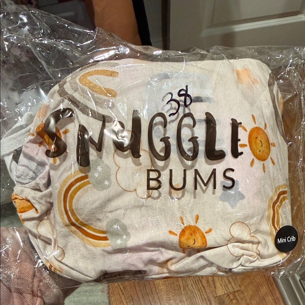 Bamboo Mini Crib Sheets by Snuggle Bums NWT